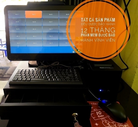 Máy tính tiền giá rẻ cho quán bún tại Sóc Trăng