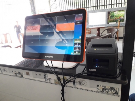 Bán máy tính tiền giá rẻ cho quán sữa chua trân châu tại An Giang