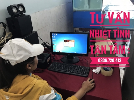 Bán máy tính tiền giá rẻ tại Rạch Giá cho tiệm Hải Sản tươi sống