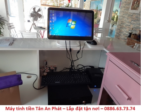 Máy tính tiền giá rẻ cho quán Sữa chua trân châu tại Trà Vinh