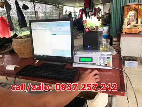 Lắp đặt máy tính tiền in hóa đơn cho cửa hàng hải sản tại Vĩnh Long