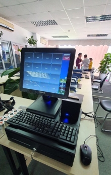 Bán combo trọn bộ máy tính tiền cảm ứng cho quán café ở Hà Nội
