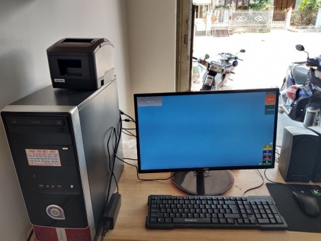 Máy tính tiền giá rẻ cho tiệm bánh tại Long An