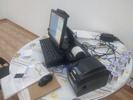 Máy tính tiền giá rẻ cho Shop tại Tiền Giang