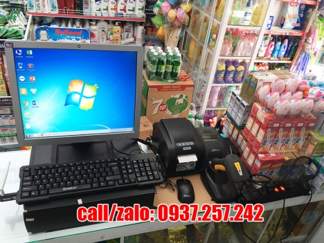 Lắp đặt máy tính tiền cho siêu thị mini, bách hóa tại Hà Nội