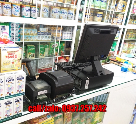 Lắp đặt máy tính tiền cho siêu thị mini, bách hóa tại Hà Nội