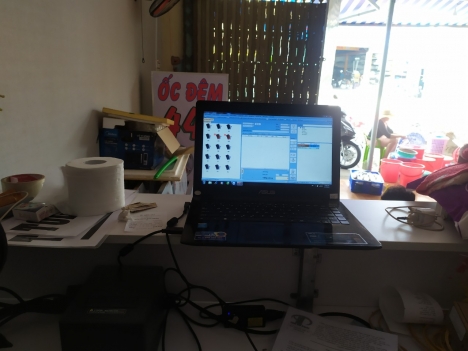 Combo máy tính tiền tại Ninh Thuận cho quán ốc giá rẻ