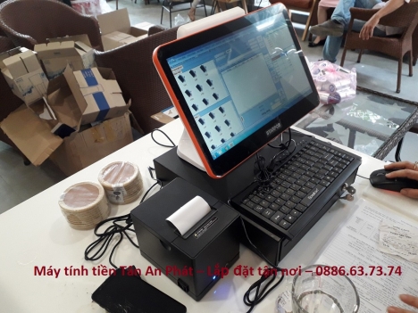 Bán máy tính tiền cho quán tàu hũ trân châu Nam Định