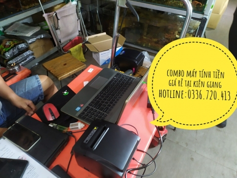 Bán máy tính tiền giá rẻ tại Cần Thơ cho cửa hàng thủy sinh