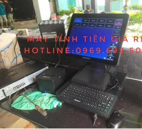 Máy tính tiền giá rẻ cho quán lẩu tứ xuyên ở Hà Tiên