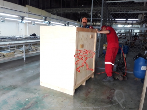 Dịch vụ đóng gói hàng hóa xuất khẩu máy móc Tại KCN Mỹ Xuân Vũng Tàu