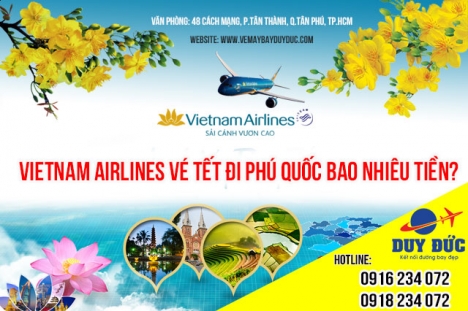 Giá vé máy bay Tết hãng Vietnam Airlines đi Phú Quốc
