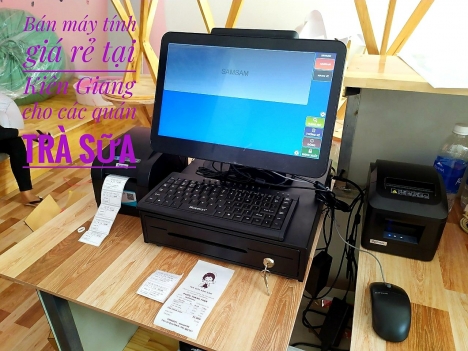 Bán máy tính tiền giá rẻ tại Huế cho quán Trà Sữa