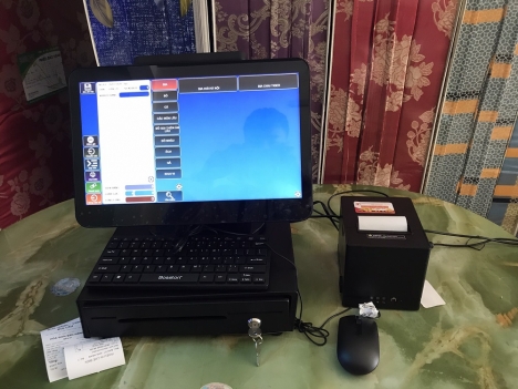 Lắp máy tính tiền giá rẻ cho quán ăn tại Phú Yên