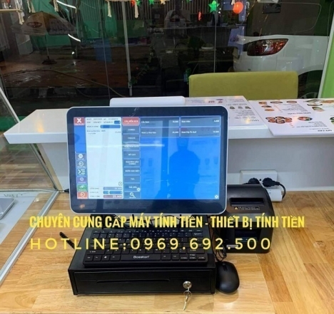 Máy tính tiền giá rẻ cho quán trái cây xô ở Nghệ An