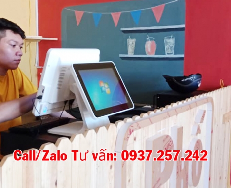 Bán máy tính tiền cho quán trà chanh - trà sữa – quán kem tại Hà Nội, Bắc Ninh