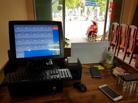 Máy cảm ứng bán hàng cho nhà hàng tại Hà Nội giá rẻ