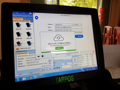 Máy cảm ứng bán hàng cho nhà hàng tại Hà Nội giá rẻ