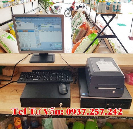 Bán trọn bộ thiết bị máy tính tiền cho shop hoa, cây kiểng tại Đồng Nai