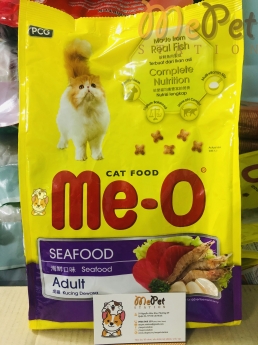 Hạt Me-O Cho Mèo | Vị Cá Thu - Vị Cá Ngừ - Vị Hải Sản | Túi 1.2 Kg | Me-O
