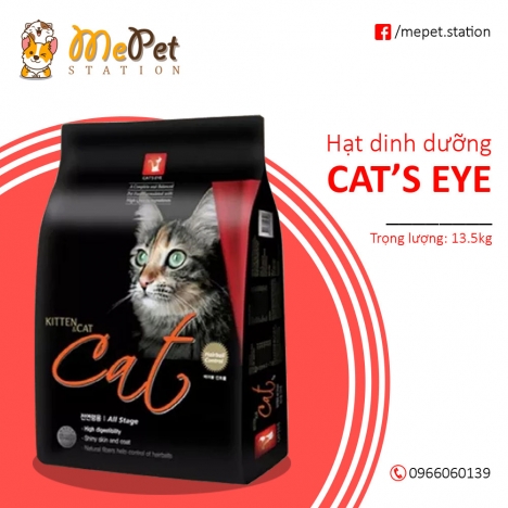 Hạt Cateye Hàn Quốc Cho Mèo | Bao 13.5 Kg | Cat Eye | Cat's Eye