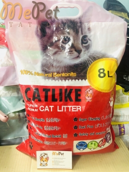 Cát Vệ Sinh Catlike Cho Mèo | Hương Cà Phê - Hương Chanh - Hương Táo | Bao 8 Lít ~ 4 Kg | Catlike
