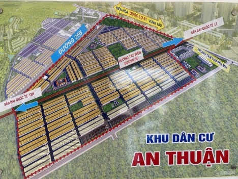Bán đất KDC An Thuận Mặt tiền Quốc lộ 51 và TL 25B Long Thành giá thật 1,2 tỷ