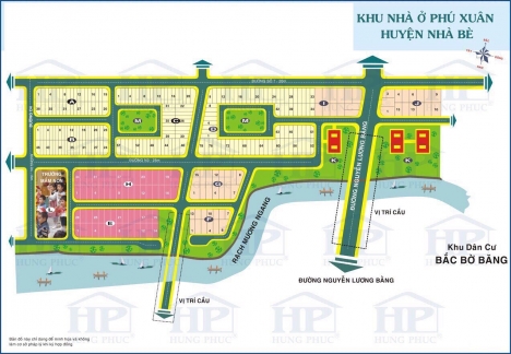 Đất nền biệt thự - Khu dân cư Phú Xuân -Dự án Cảng Sài Gòn- giá 35 triệu /m2