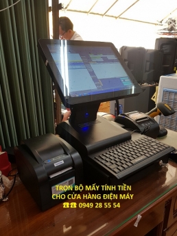 Máy tính tiền cảm ứng giá rẻ tại Kiên giang cho cửa hàng Điện Máy