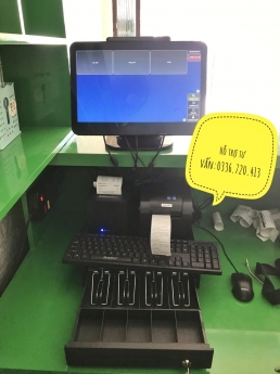 Nhận Lắp đặt trọn bộ máy tính tiền ở Long Xuyên cho tiệm Rau Má