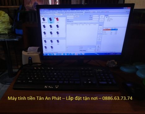 Combo máy tính tiền giá rẻ cho quán trà sữa Hải Dương