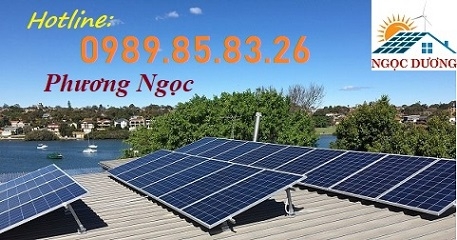 Hệ thống điện năng lượng mặt trời hòa lưới 10KW 3 pha, combo điện mặt trời mái nhà