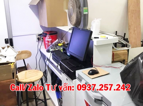 Lắp đặt máy tính tiền cho quán sữa chua tại Hà Nội, Bắc Ninh