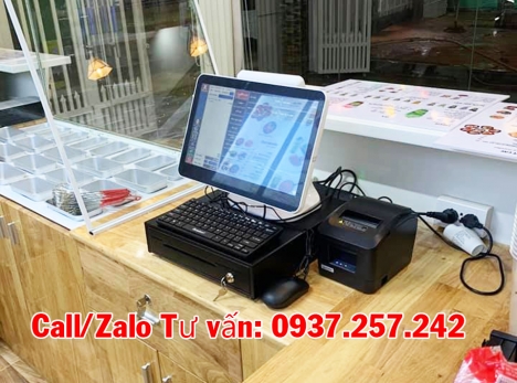 Lắp đặt máy tính tiền cho quán cafe, quán chè tại Hà Nội, Bắc Ninh