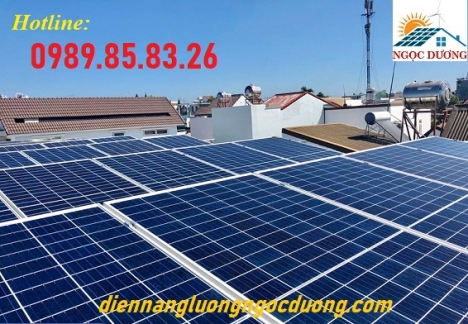 Hệ thống điện mặt trời hòa lưới 12,6 kW 03 pha, lắp đặt điện mặt trời hòa lưới