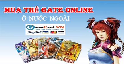Hướng dẫn mua thẻ Gate Online nhanh chóng tại Gamecard.vn