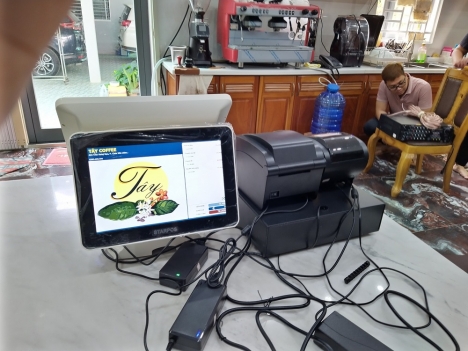 Lắp đặt trọn bộ máy tính tiền tại Huế cho quán cà phê giá rẻ