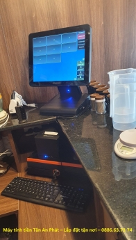 Lắp đặt trọn bộ máy tính tiền tại Long An cho quán cà phê