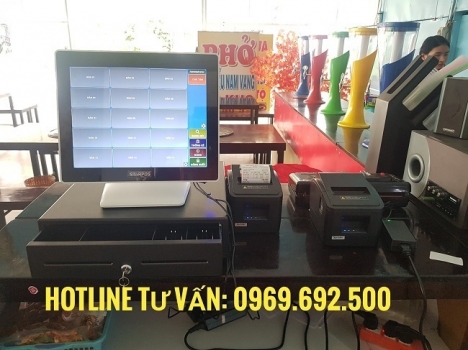 Máy tính tiền cho quán ăn ở Quảng Bình