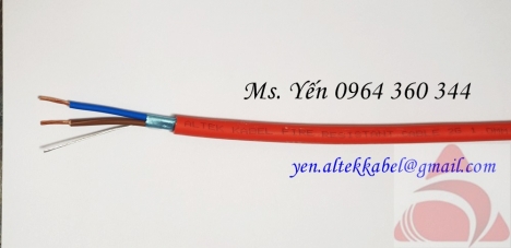 Cáp chống cháy chống nhiễu Altek Kabel 2 x 1.0mm2, 2 x 1.5mm2, 2 x 2.5mm2