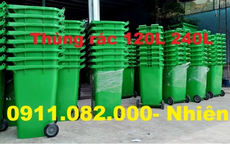 Phân phồi thùng rác 240 lit giá rẻ tại bình dương- thùng rác công nghiệp, thùng rác y tế giá rẻ- lh