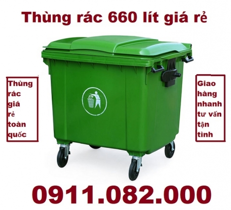 Phân phồi thùng rác 240 lit giá rẻ tại bình dương- thùng rác công nghiệp, thùng rác y tế giá rẻ- lh