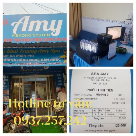 Bán máy tính tiền cho spa, salon tóc tại Nam Định