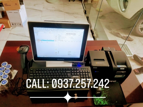 Bán máy tính tiền cảm ứng cho shop mỹ phẩm tại Nam Định