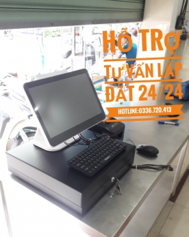 Máy tính tiền ở Sóc Trăng cho cửa hàng gà rán giá rẻ