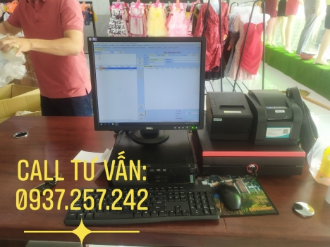 Lắp đặt máy tính tiền cho shop quần áo, shop thời trang tại Vũng Tàu
