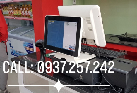 Lắp đặt máy tính tiền cảm ứng cho cửa hàng tiện ích tại Vũng Tàu