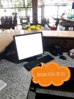 Cung cấp lắp đặt trọn bộ máy tính tiền cho quán nem rán ở Hà Tĩnh