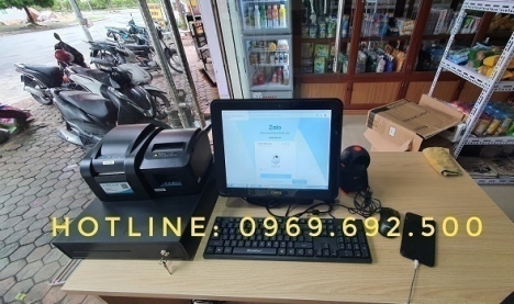 Máy tính tiền ở Hà Tĩnh cho tiệm bách hóa