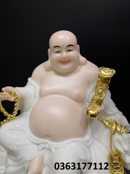 Mua tượng di lặc bằng bột đá trắng tự nhiên giá xuất xưởng Đài Loan